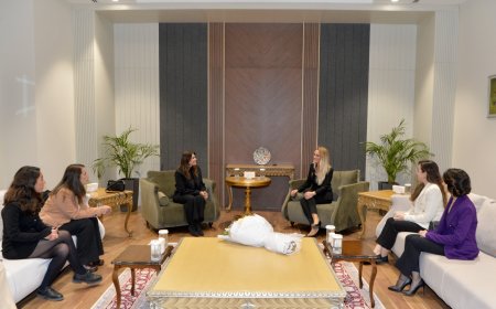 Nilden Bektaş Erhürman, KTTO Kadın Girişimciler Konseyi başkanı ve yönetim kurulu ile görüştü