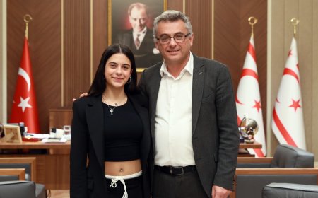 Cumhurbaşkani Tufan Erhürman,  Elis Sermaye’yi kabul etti