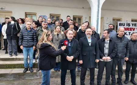 KTAMS, KAMUSEN ve KAMU-İŞ Gazimağusa ile İskele Gelir ve Vergi Dairelerinde tam gün greve gitti