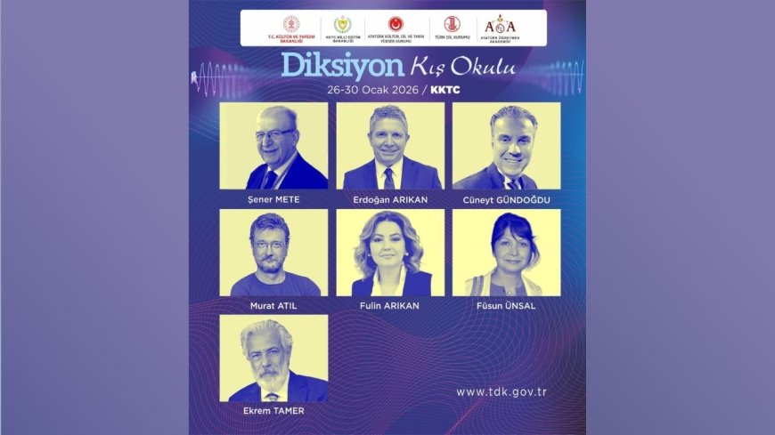 AÖA ve TDK iş birliğiyle “Diksiyon Kış Okulu” düzenleniyor