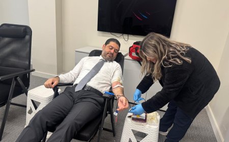 Kan bağışında Savaşan örnek oldu