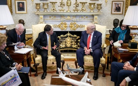 ABD Başkanı Trump, Kolombiya Cumhurbaşkanı Petro ile Beyaz Saray'da görüştü