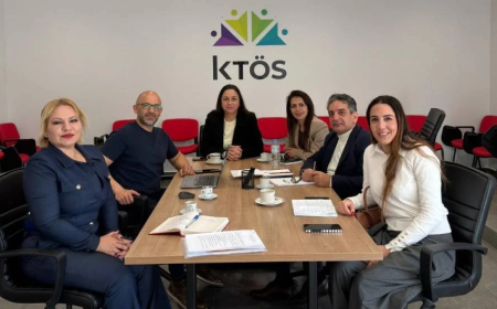 CTP’den KTÖS’e ziyaret: Eğitimde ortak kaygılar masaya yatırıldı