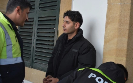 Ercan'da üzerinde 3 gram uyuşturucu ile yakalanan zanlı, 1 gün tutuklu kalacak