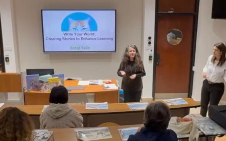 Sezgi Yalın, "Hans Christian Andersen ve ALMA Ödülleri 2026: Kelime ve İmgenin Anlatı Yolları" başlıklı konferansa katıldı