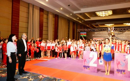Cumhurbaşkanı Erhürman, IBFF FIT Kids Avrupa Şampiyonası’nda ödülleri takdim etti