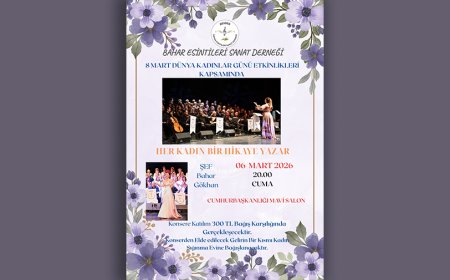 Bahar Esintileri Sanat Derneği Korosu'ndan “Her kadın bir hikâye yazar” konseri