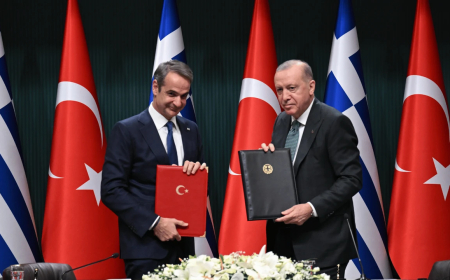 Erdoğan ve Miçotakis, iki ülke arasındaki ortak bildiriye imza attı