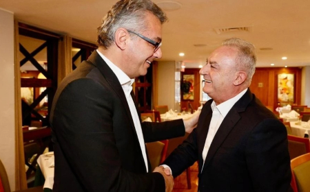 Cumhurbaşkanı Erhürman, New York’ta Averof Neofitu ile görüştü