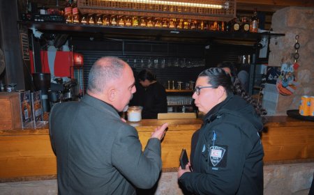 Gazimağusa Belediyesi'nden Suriçi'nde gece denetimi: 3 işletmeye ceza