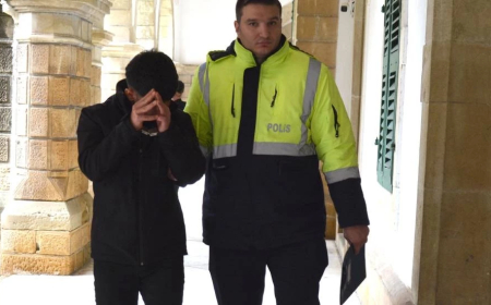 Ercan'da canlı mermiyle yakalandı: 2 gün tutuklu kalacak