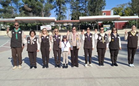 KKTC İzci Liderleri Derneği, İzci Düşünce Günü dolayısıyla etkinlikler düzenledi