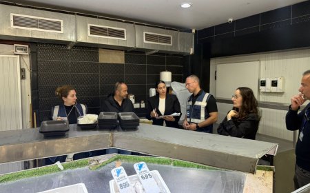 Çatalköy ve Esentepe bölgesinde su ürünlerinin perakende satışını yapan işletmeler ve restoranlarda denetim yapıldı