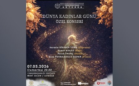 KKTCDOB’dan Dünya Kadınlar Günü’ne özel konser