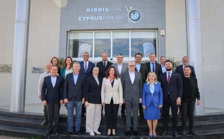 Cumhuriyetçi Türk Partisi, Kıbrıs Türk Sanayi Odası’nı ziyaret etti