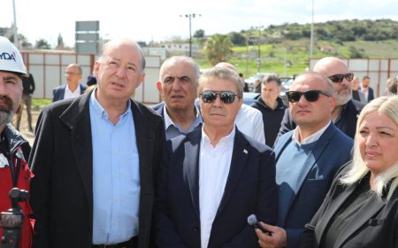 Başbakan Üstel Pamuklu Devlet Hastanesi inşaatında incelemelerde bulundu