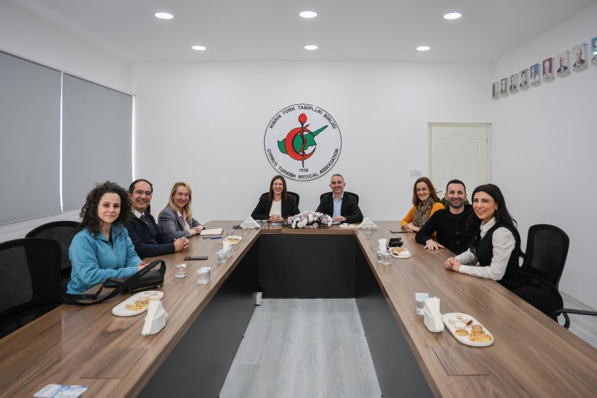 İncirli: Halk sağlığı riske atılamaz CTP’den Tabipler Birliği’ne ziyaret