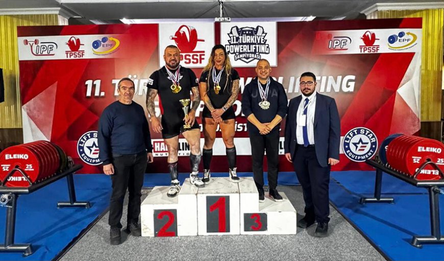 KKTC’li powerlifting sporcularından Türkiye Şampiyonası’nda büyük başarı