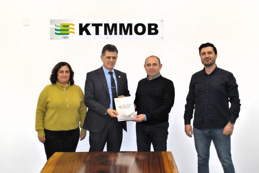 KHK Başkanı Köseoğlu, KTMMOB’ye 2025 Yılı Faaliyet Raporu’nu sundu