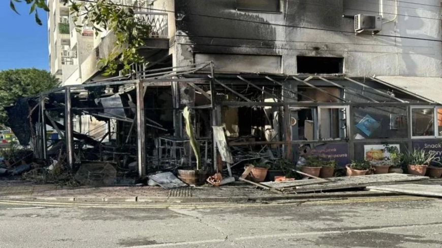 Güney Lefkoşa’da restoranda gaz kaçağı patlaması: Şans eseri yaralanan yok