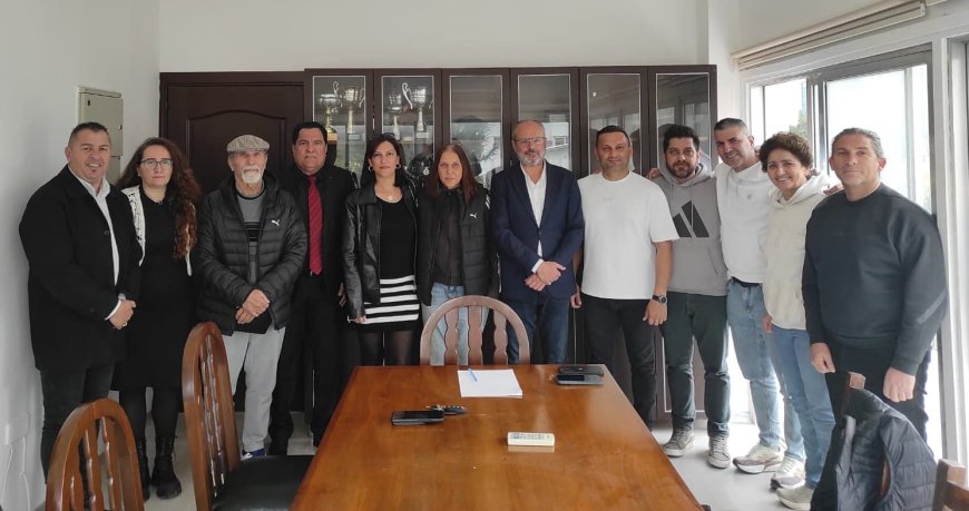 CTP Spor Komitesi, Atletizm Federasyonu’nu ziyaret etti: “Herkesin bilgi ve deneyimine ihtiyacımız var”