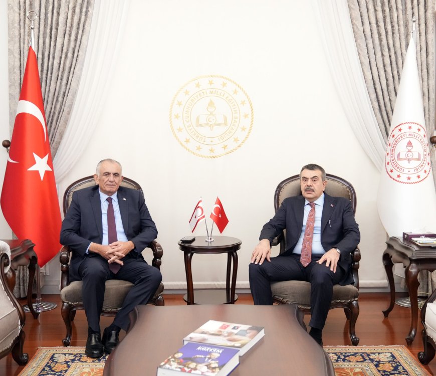 TC Milli Eğitim Bakanı Tekin, Milli Eğitim Bakanı Çavuşoğlu ile görüştü
