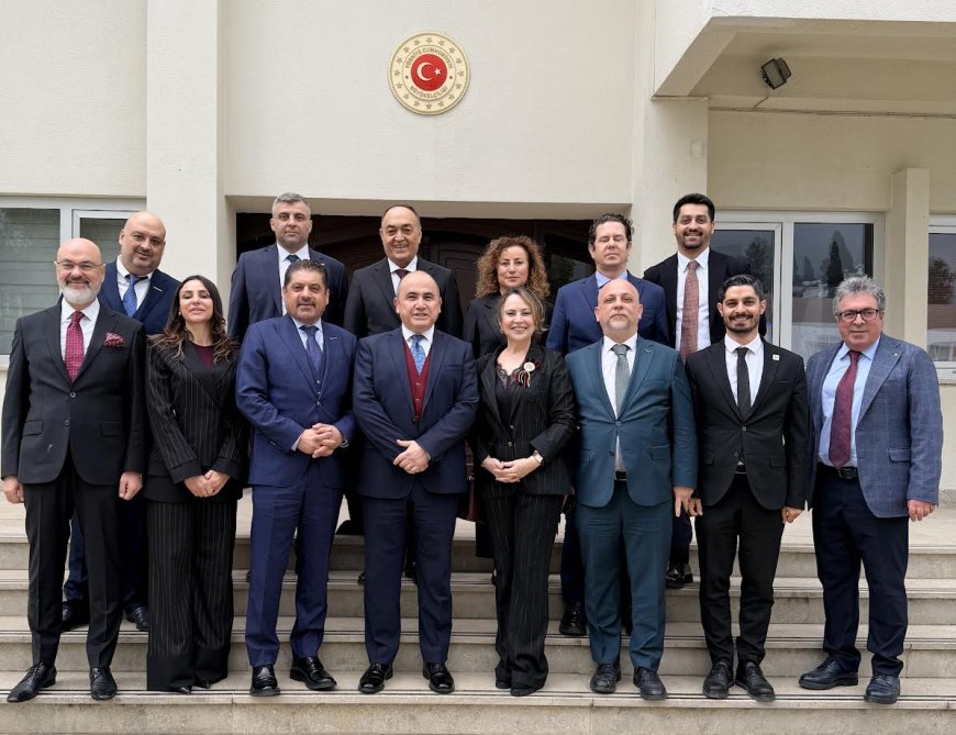 GİKAD ve TÜRKONFED’ten Türkiye Cumhuriyeti Lefkoşa Büyükelçiliği’ne ziyaret