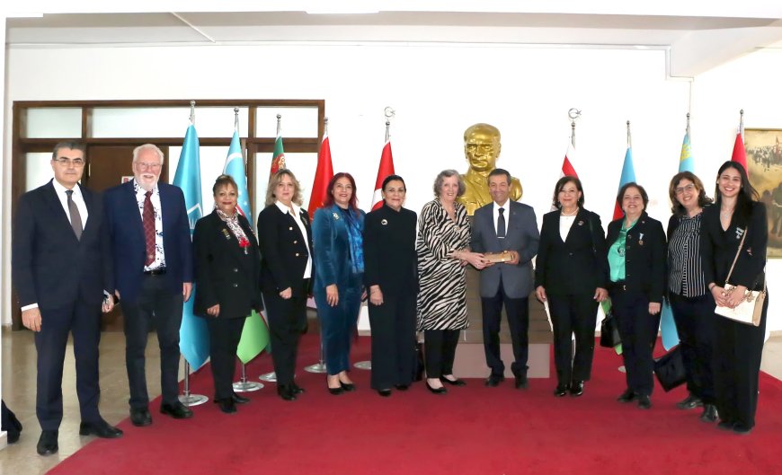 Dışişleri Bakanı Ertuğruloğlu, Inner Wheel heyetini kabul etti