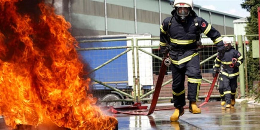 Lefkoşa’da tanker yangını…