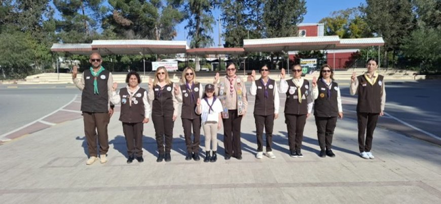 KKTC İzci Liderleri Derneği, İzci Düşünce Günü dolayısıyla etkinlikler düzenledi