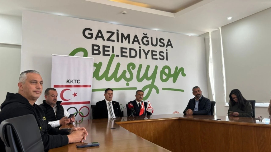 Kıbrıs’ın ilk "Olimpik Temalı Park" projesi tanıtım toplantısı Gazimağusa Belediyesi'nde yapıldı