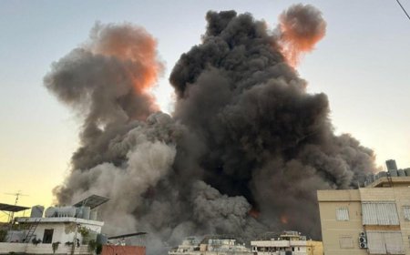 İsrail, Lübnan’ın başkenti Beyrut’a şiddetli hava saldırıları düzenledi