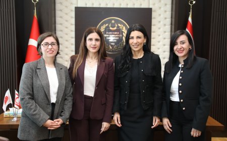 Özdenefe, Kuzey Kıbrıs Gayrimenkul Değerleme Uzmanları Birliği Derneği heyetini kabul etti