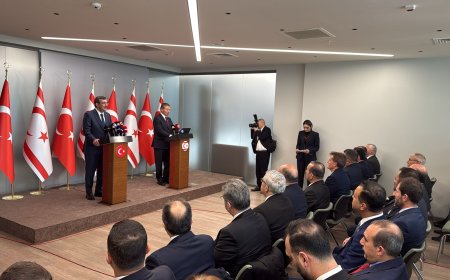 Türkiye Cumhuriyeti Cumhurbaşkanı Yardımcısı Yılmaz KKTC’ye geldi