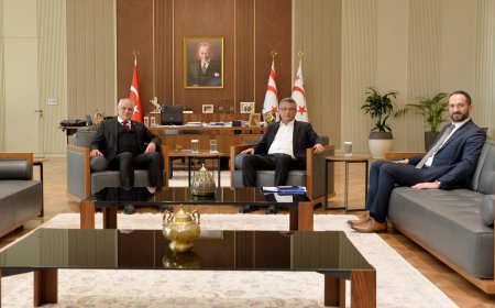 Cumhurbaşkanı Erhürman, Cumhuriyet Meclisi AKPA Heyeti ile görüştü