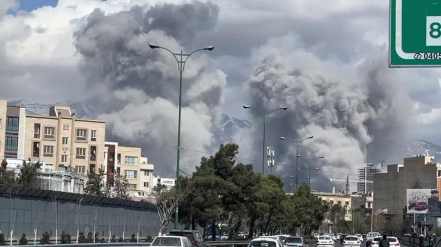 İran’ın başkenti Tahran’da art arda patlamalar meydana geldi