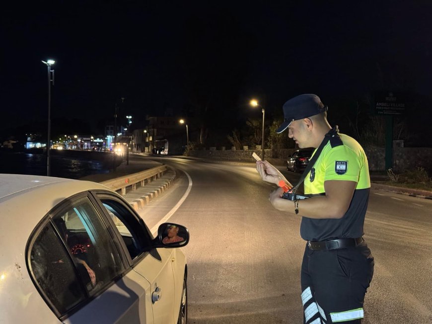 Denetimlerde 3 bin 40 sürücü kontrol edildi; 1 sürücü tutuklandı