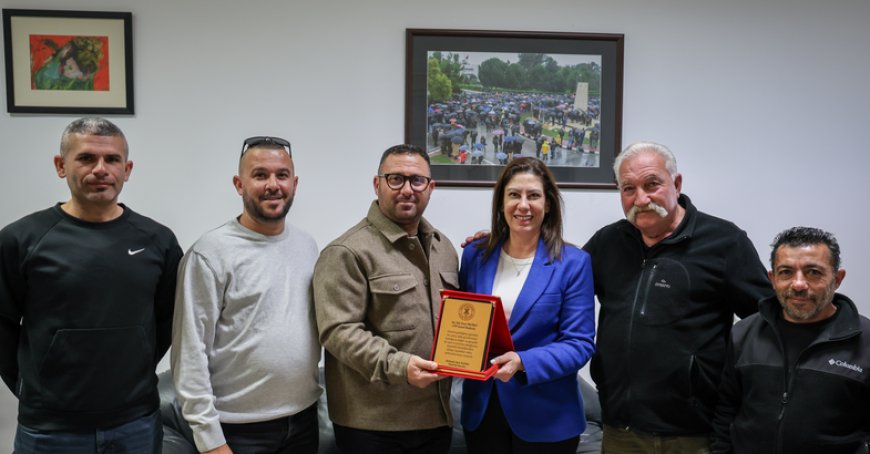 CTP Başkanı İncirli, Kalkanlı Spor Kulübü Yönetim Kurulu heyetini kabul etti