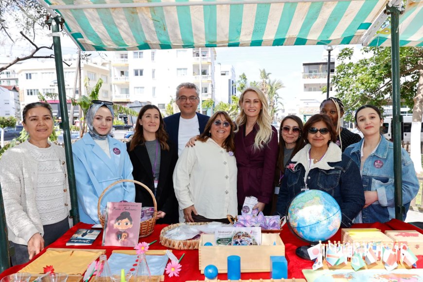 Erhürman çifti Emekçi Kadınlar Panayırı’nı ziyaret etti