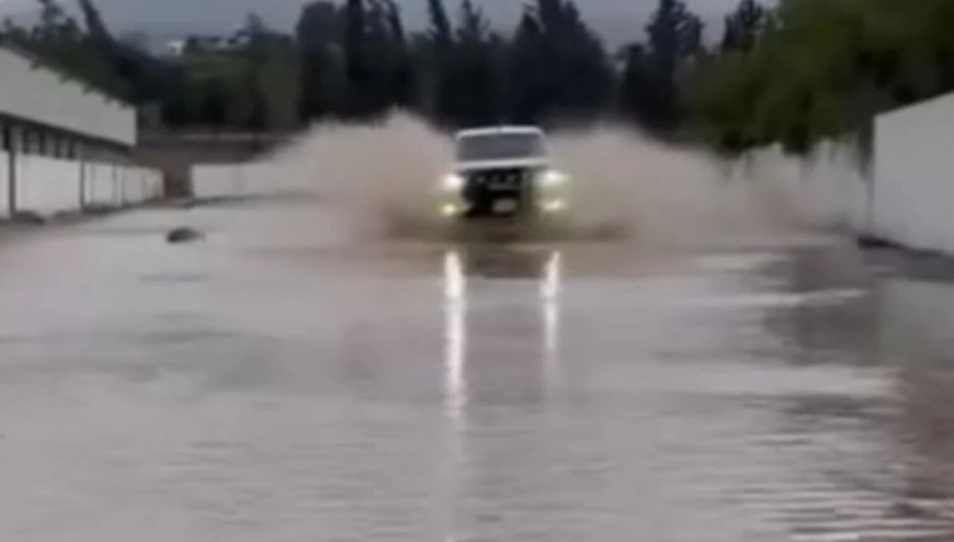 Lefke’de son durum: Barajdaki su seviyesi yükseldi, su baskını yaşandı, maç ertelendi